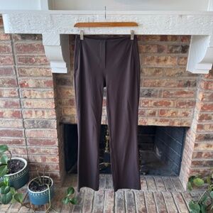 Espresso Smooth Fit Pull-On High-Rise Pant Regular Sz 6